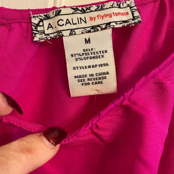 Flying Tomato pink fuschia romper size M NWT - Picture 6 of 6